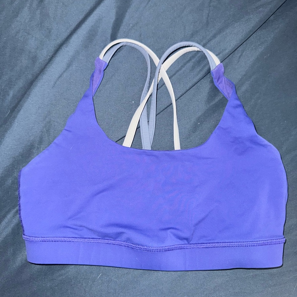 Lululemon purple Sports bra Size 8.